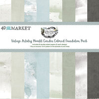 49 and Market - Vintage Artistry Moonlit Garden Collection - 12 x 12 Collection Pack - Colored Foundations