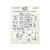 49 and Market - Vintage Artistry Moonlit Garden Collection - 6 x 8 Rub-On Transfers