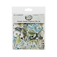 49 and Market - Vintage Artistry Moonlit Garden Collection - Chipboard Set