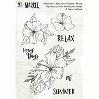 49 and Market - Clear Photopolymer Stamps - Valerie's Hibiscus Summer