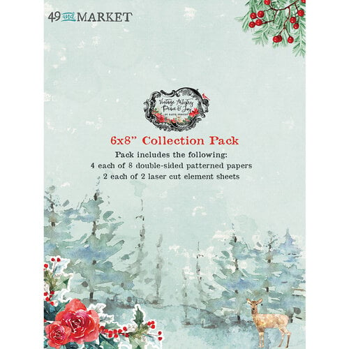49 and Market - Vintage Artistry Peace and Joy Collection - 6 x 8 Collection Pack