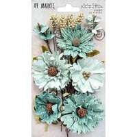 49 and Market - Flower Embellishments - Botanical Blends - Vintage Shades - Sage