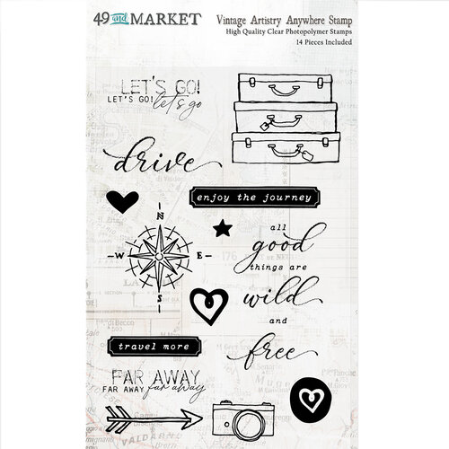 49 and Market - Vintage Artistry Anywhere Collection - Clear Photopolymer Stamps