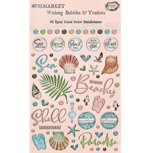 49 and Market - Vintage Artistry Beached Collection - Wishing Bubbles and Trinkets