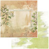 49 and Market - Vintage Artistry Hike More Collection - 12 x 12 Double Sided Paper - Bramble