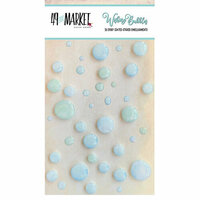 49 and Market - Wishing Bubbles - Epoxy Stickers - Minty Breeze