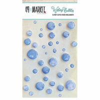 49 and Market - Wishing Bubbles - Epoxy Stickers - Blueberry