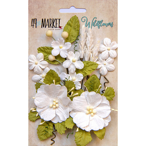 49 and Market - Flower Embellishments - Wildflowers - Cloud