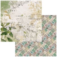 49 and Market - Wherever Collection - 12 x 12 Double Sided Paper - Map It Out