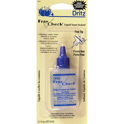 Dritz - Fray Check - A Liquid Seam Sealant For Ribbons
