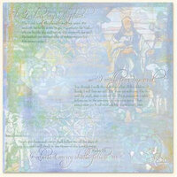 Flair Designs - Amazing Grace Collection - 12x12 Paper  - The Good Shepherd, CLEARANCE