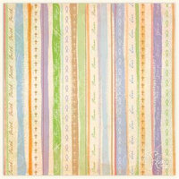 Flair Designs - Amazing Grace Collection - 12x12 Paper  - Faithful Stripe, CLEARANCE