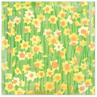 Flair Designs - Easter Surprise Collection - 12x12 Paper  - Daffodil Daze, CLEARANCE