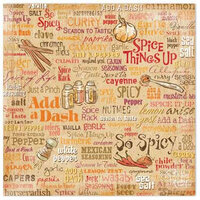 Flair Designs - Keep on Cooking Collection - 12x12 Paper - Spice Things Up