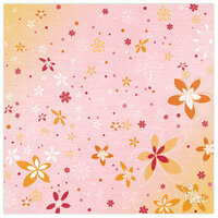 Flair Designs - Summer Daze Collection - 12 x 12 Paper - Flower Shower, CLEARANCE