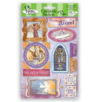 Flair Designs - Amazing Grace Collection - Cardstock Stickers - Guardian Angel, CLEARANCE