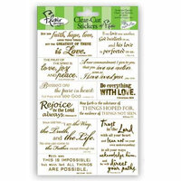 Flair Designs - Amazing Grace Collection - Clear-Cut Stickers - Scripture Quotes