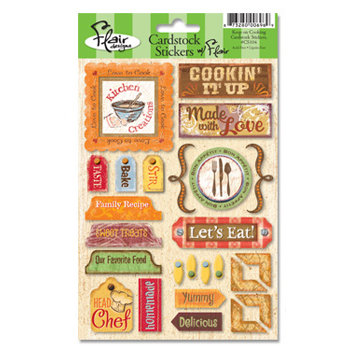 Flair Designs - Keep on Cooking Collection - Cardstock Stickers - Keep On Cooking