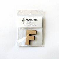 Foundations Decor - Wood Crafts - Wood Letters - F