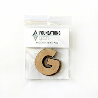 Foundations Decor - Wood Crafts - Wood Letters - G