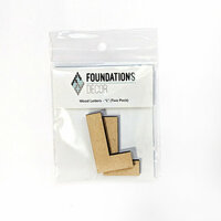 Foundations Decor - Wood Crafts - Wood Letters - L