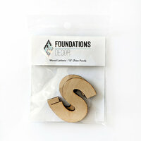 Foundations Decor - Wood Crafts - Wood Letters - S