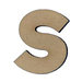 Foundations Decor - Wood Crafts - Wood Letters - S
