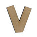 Foundations Decor - Wood Crafts - Wood Letters - V