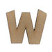Foundations Decor - Wood Crafts - Wood Letters - W