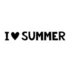Foundations Decor - Summer Collection - Vinyl - I heart SUMMER