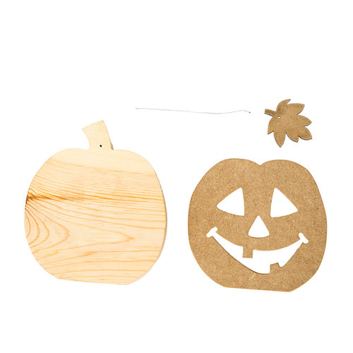 Foundations Decor - Home Collection - Halloween - Wood Crafts - October - Jack-O-Lantern