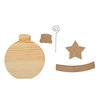 Foundations Decor - Home Collection - Christmas - Wood Crafts - December - Ornament