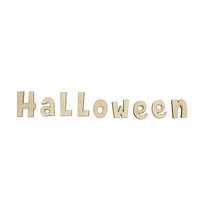 Foundations Decor - Halloween Collection - Wood Crafts - Word - Halloween