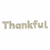 Foundations Decor - Thanksgiving Collection - Wood Crafts - Word - Thankful