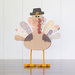 Foundations Decor - Thanksgiving Collection - Wood Crafts - Standing Turkey