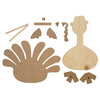 Foundations Decor - Thanksgiving Collection - Wood Crafts - Standing Turkey