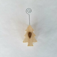 Foundations Decor - Wood Crafts - Place Card Holder - Christmas