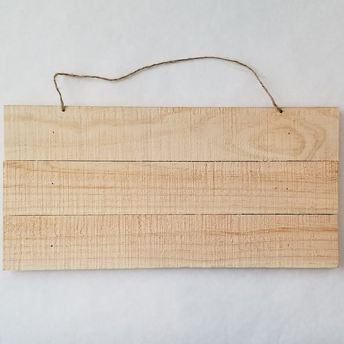 Foundations Decor - Wood Crafts - Rough Cut Slat Sign - 9 x 18
