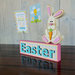 Foundations Decor - Easter Collection - Wood Crafts - Picture Holder - Easter Complete Set