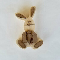 Foundations Decor - Easter Collection - Wood Crafts - Easter Bunny