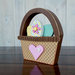 Foundations Decor - Easter Collection - Wood Crafts - Basket of Eggs