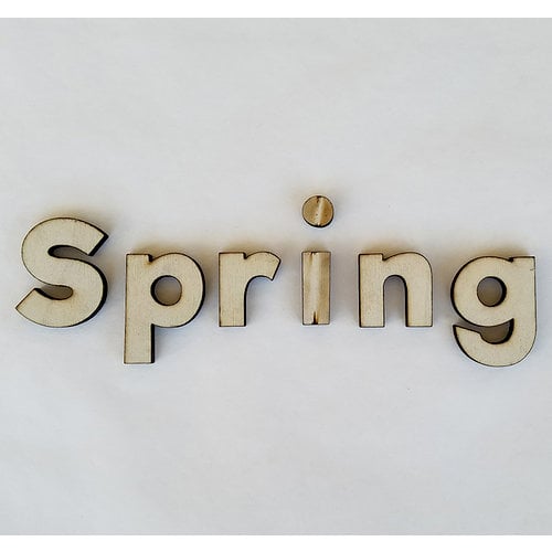 Foundations Decor - Spring Collection - Wood Crafts - Word - Spring