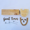 Foundations Decor - Autumn Collection - Wood Crafts - Picture Holder - Good Times Complete Set