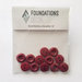 Foundations Decor - Buttons - Small - Red