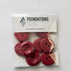 Foundations Decor - Buttons - Large - Red