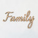 Foundations Decor - Wood Crafts - Connected Words - Family - Smooth Font