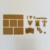 Foundations Decor - I Love America Kit for Shadow Box