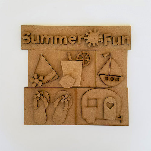 Foundations Decor - Summer Fun Kit for Shadow Box