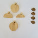 Foundations Decor - Wood Crafts - Barrel - Monthly Insert - September Apples