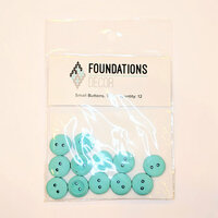 Foundations Decor - Buttons - Small - Teal
